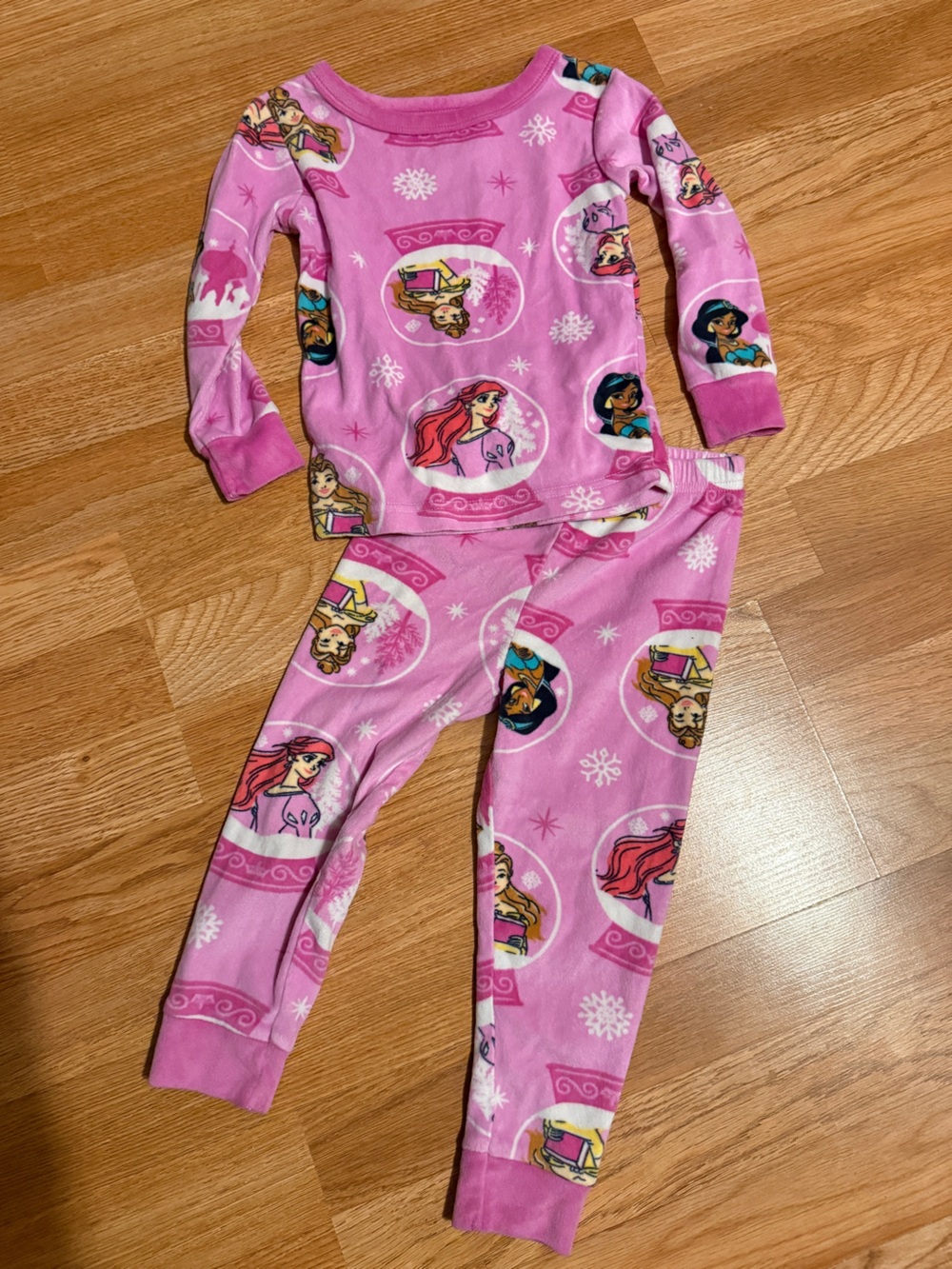 Girls Disney princess pajama set